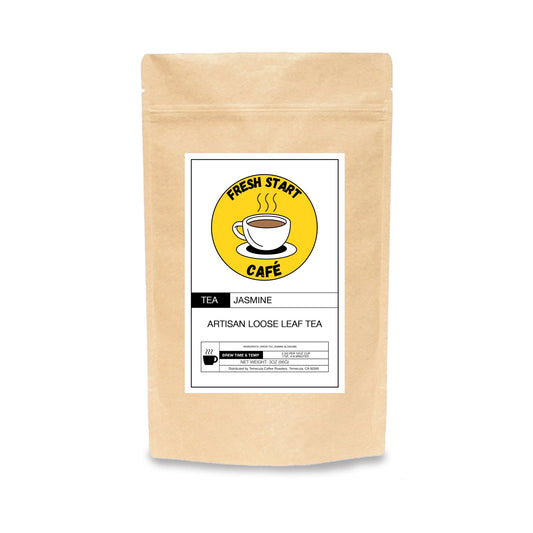 Jasmine - Artisan Loose Leaf Tea - Handcrafted Green Tea with Fresh Jasmine Blossoms – Smooth, Silky & Naturally Sweet